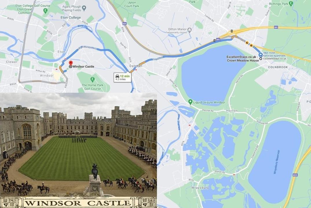 Colnbrook Crown Meadow - 4 Bedroom House - Heathrow - Excellentstays מראה חיצוני תמונה